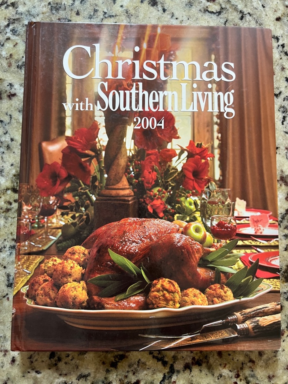 Southern Living Holiday Roast Cookbook Cover — Red and Green
